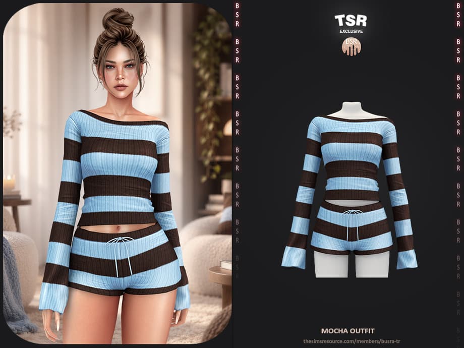Скриншот мода Сет одежды Mocha Outfit